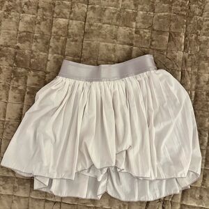 White Tennis Skirt, Size Small